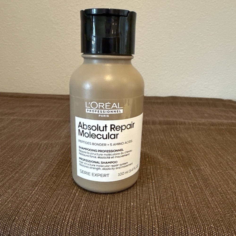 L'Oréal Absolut Repair Molecular Shampoo 3.4 Oz Travel Size